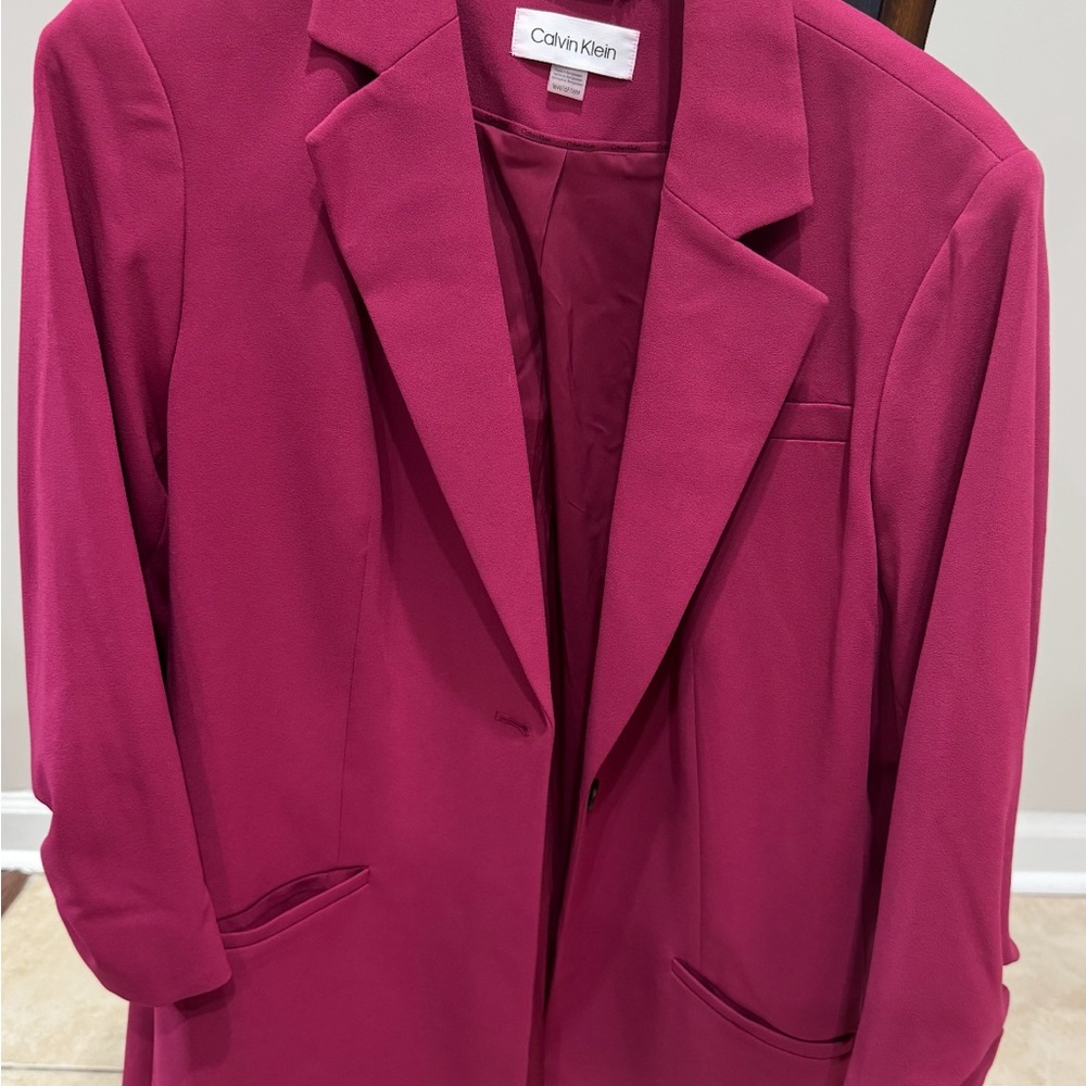 Calvin Klein Women's Fuchsia Blazer